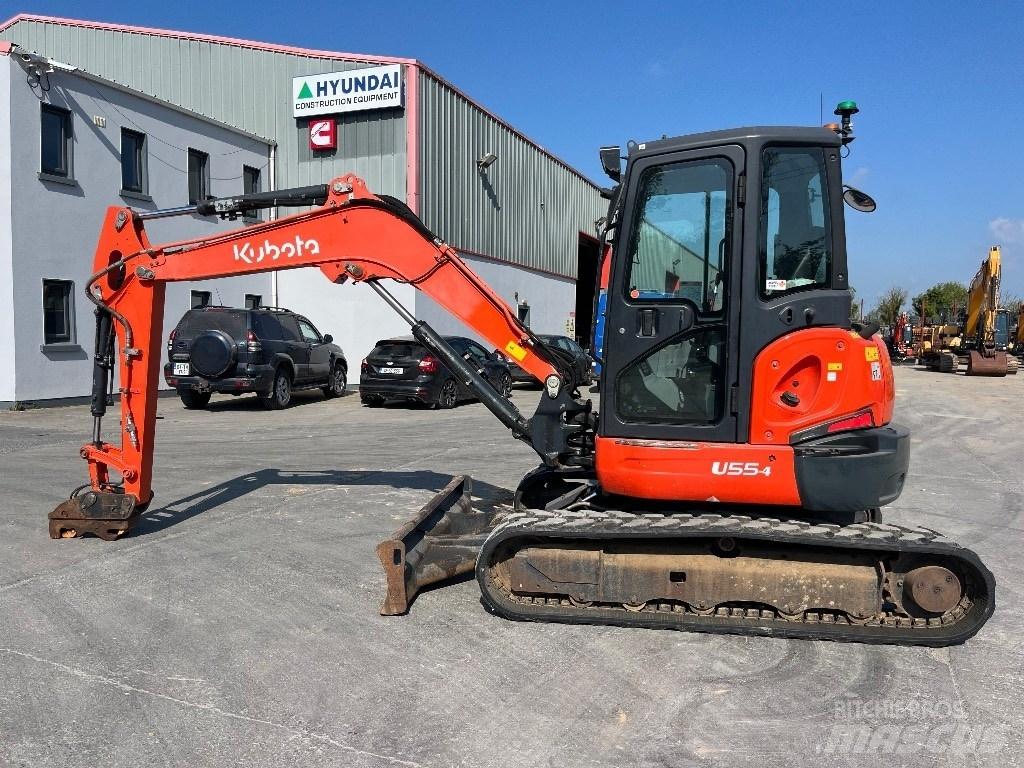 Kubota U 55-4 소형 굴삭기 7톤 미만