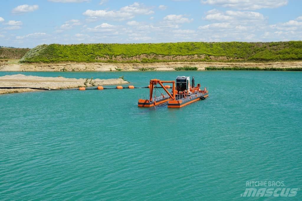 Bell Cutter Dredger 작업선, 바지선 및 너벅선