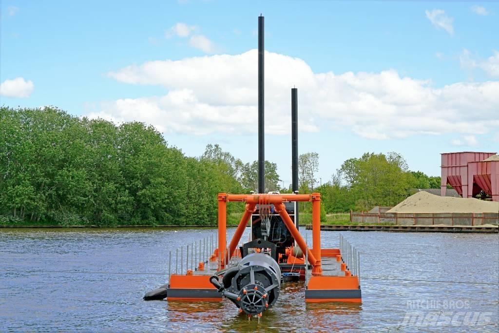 Bell Cutter Dredger 작업선, 바지선 및 너벅선