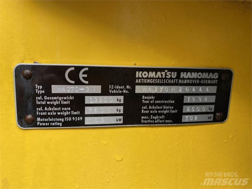 Komatsu WA270-3  휠로우더