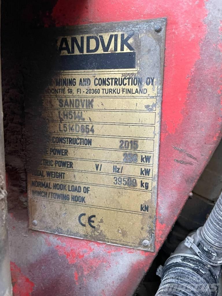Sandvik LH 514 지하 광산용 로더