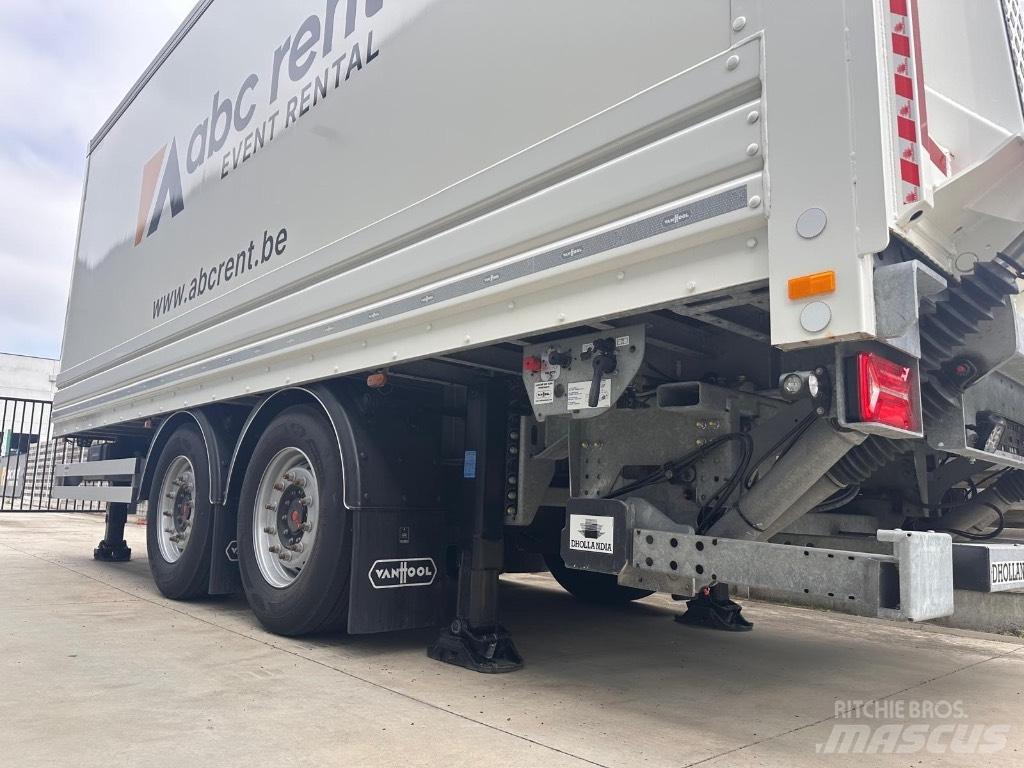 Van Hool 19T Wipkar 박스 바디 트레일러