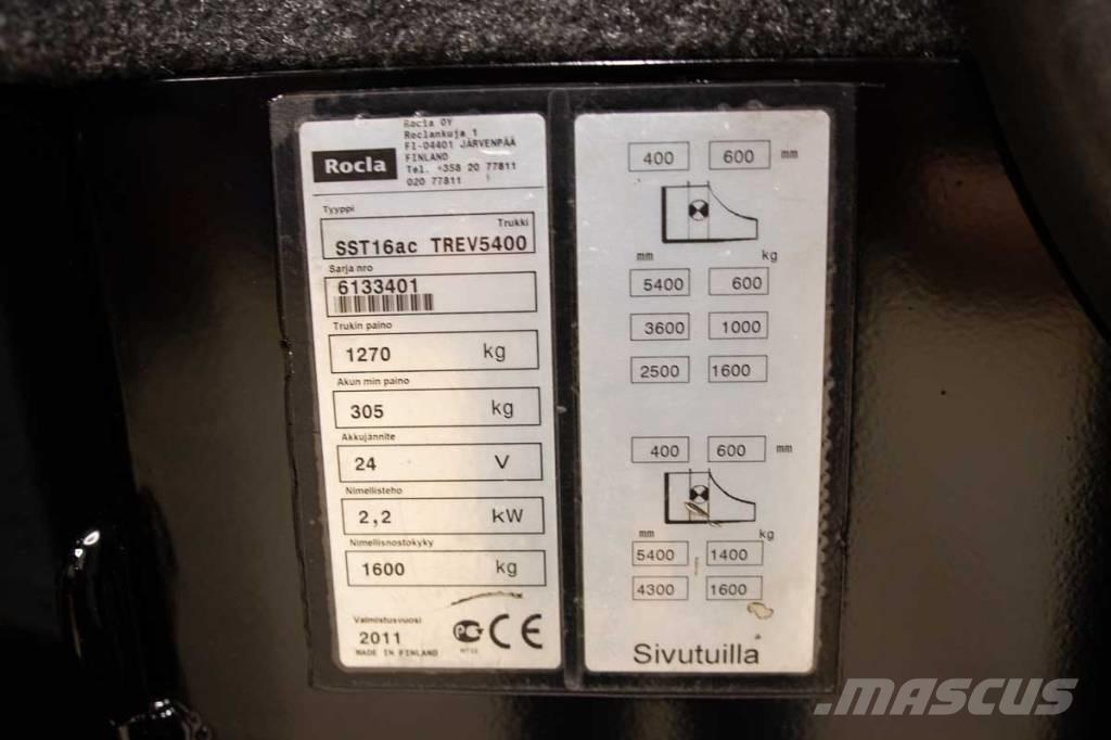Rocla SST 16 AC 보행식 리치 지게차