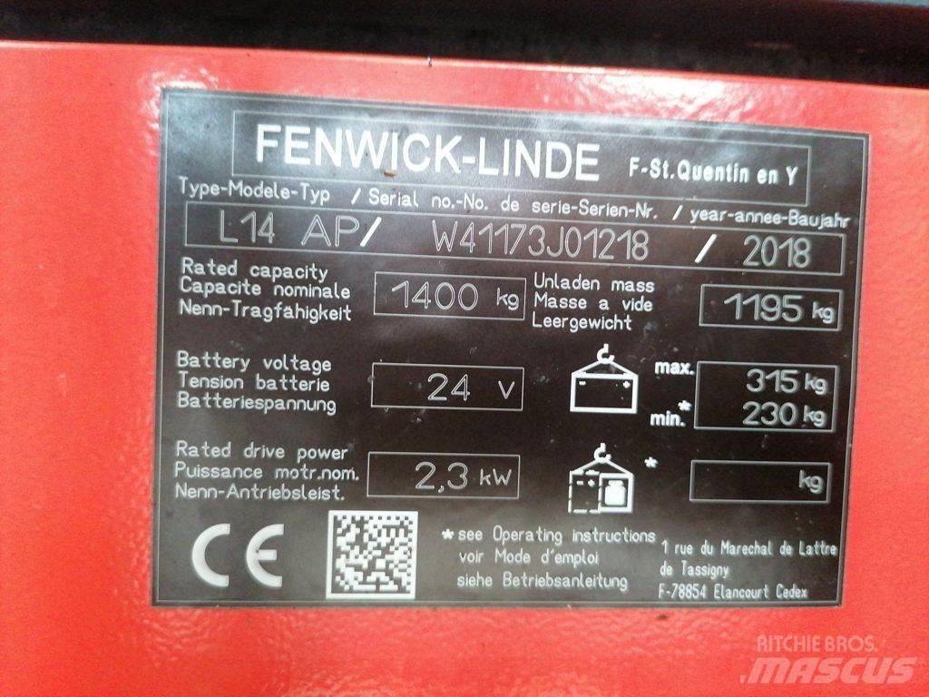 Linde L14 AP 포크리프트