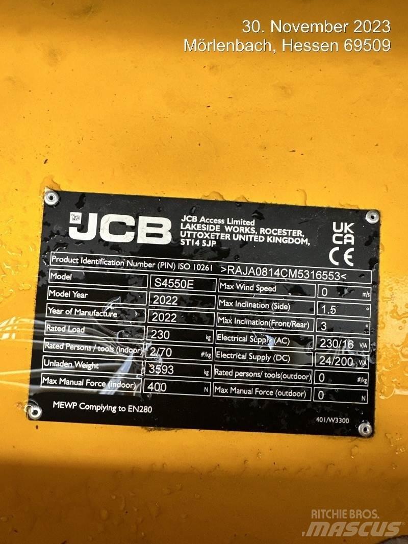 JCB S4550E 가위형 리프트