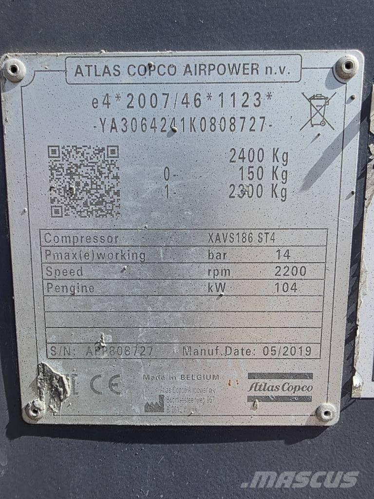 Atlas Copca XAVS186 에어 부스터