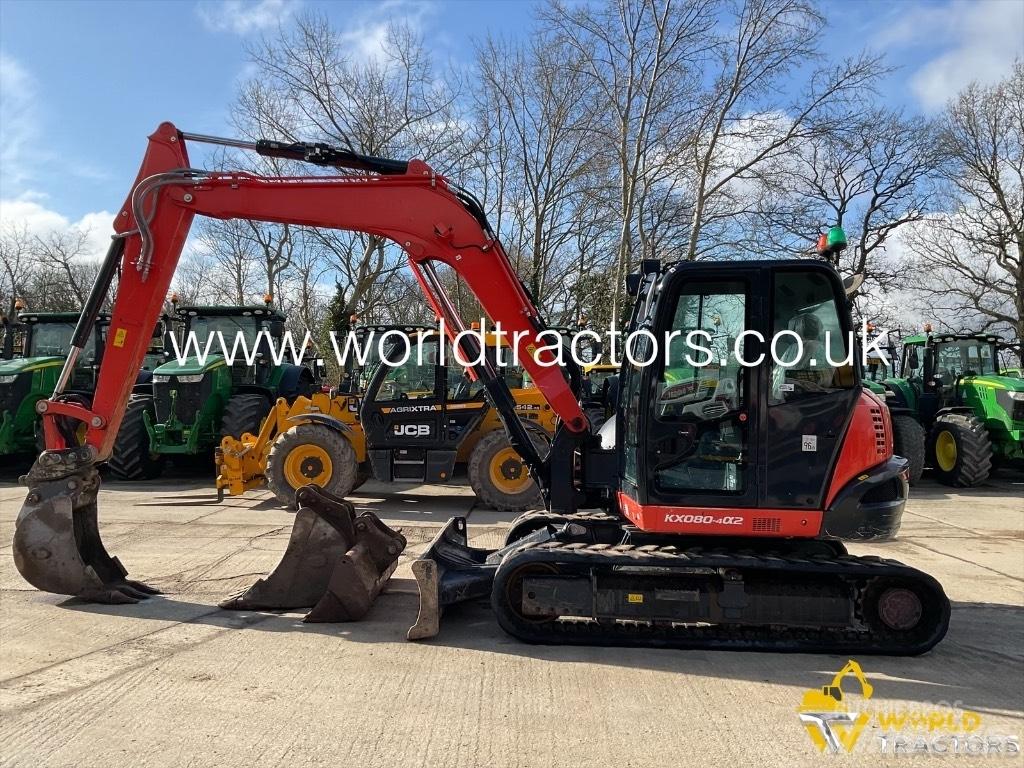 Kubota KX 080-4 중형굴삭기 7톤-28톤