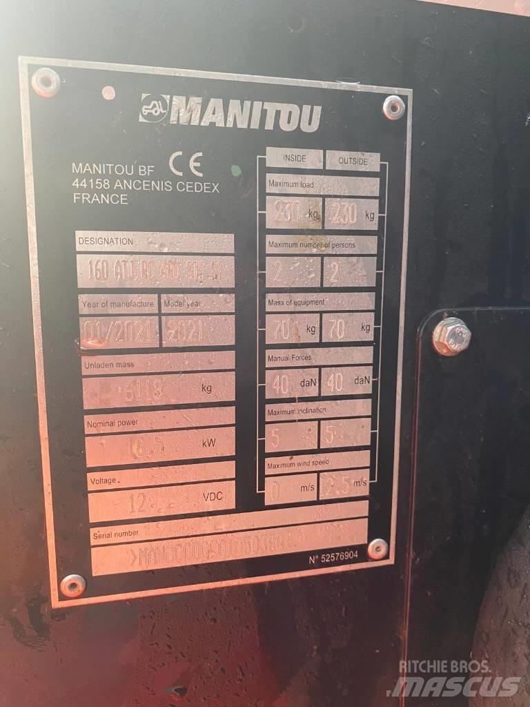 Manitou 160 ATJ 관절형 전동이동 리프트