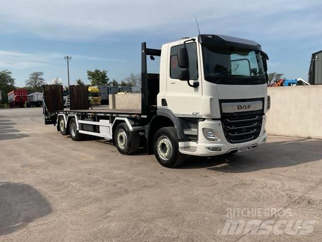 DAF CF 450 플랫베드/윈치 트럭