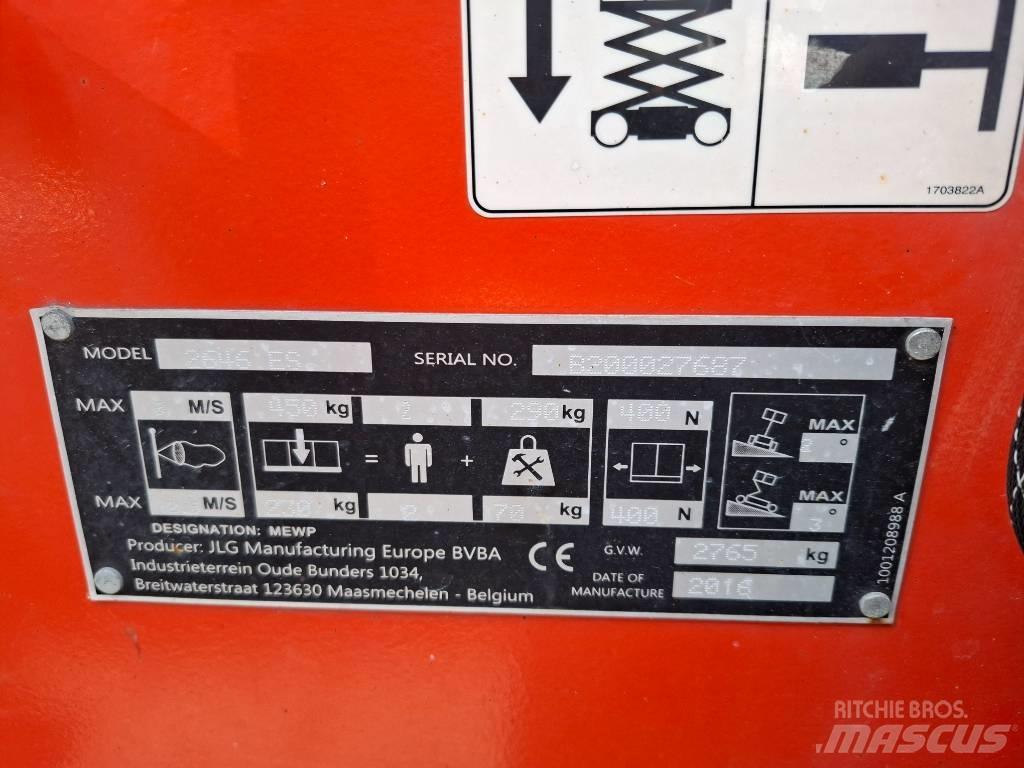 JLG 2646 ES 가위형 리프트