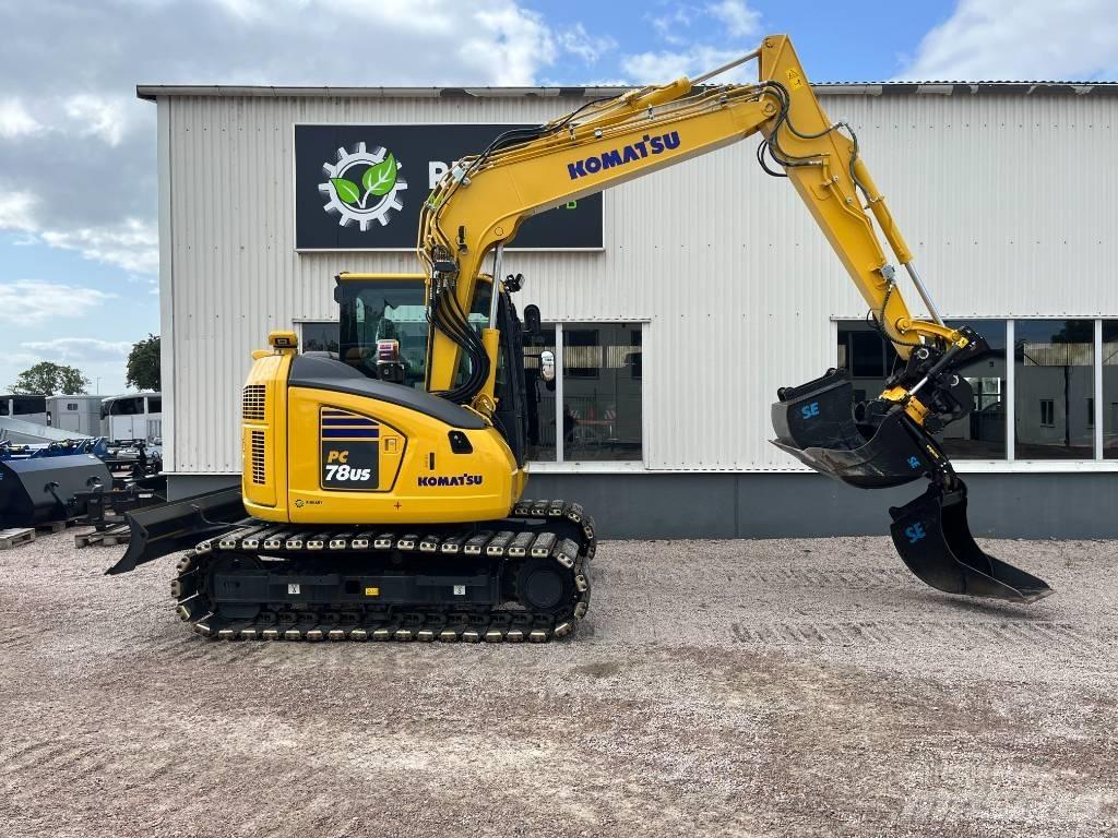 Komatsu PC78US-11E0 중형굴삭기 7톤-28톤