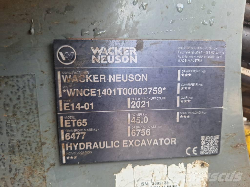 Wacker Neuson ET 65 대형 굴삭기 29톤 이상