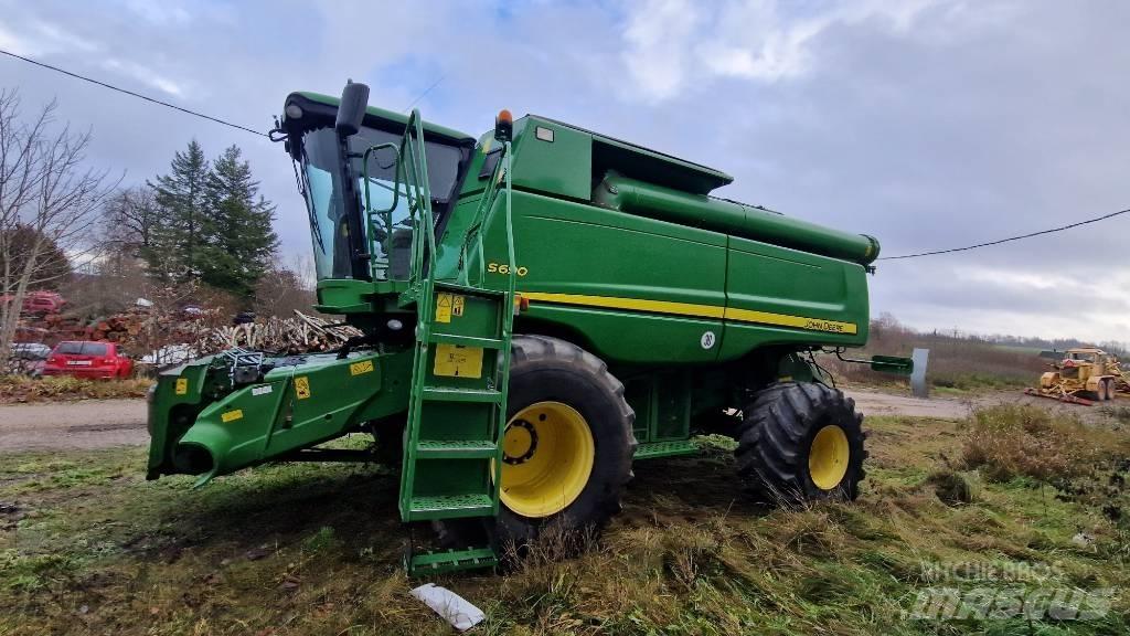 John Deere S 690 콤바인 수확기