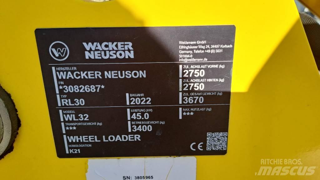 Wacker Neuson WL32  휠로우더