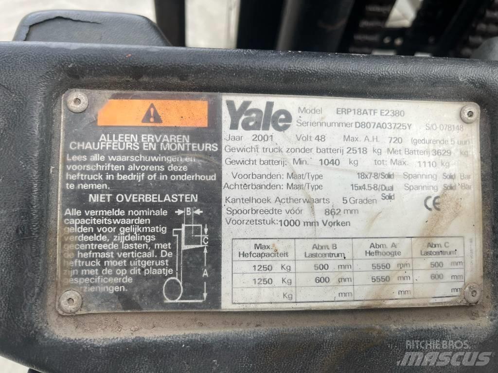 Yale ERP 18 ATF 전동 지게차