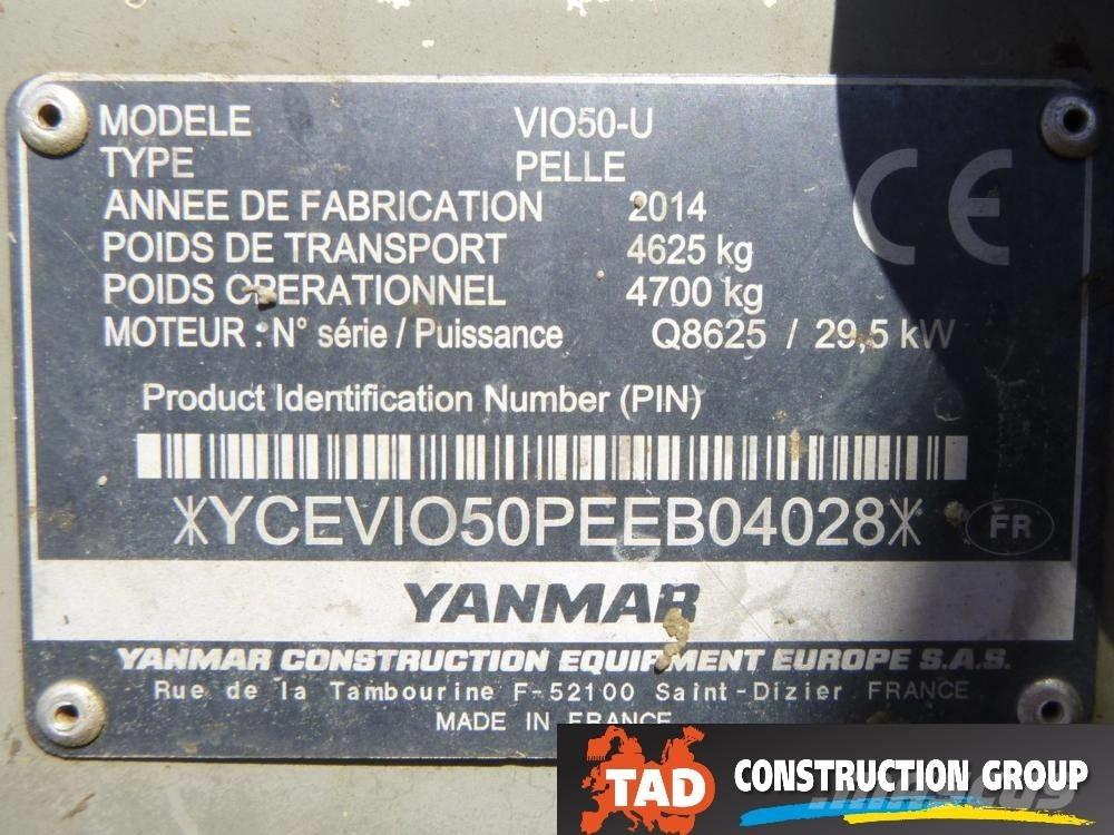 Yanmar Vio 50 U 소형 굴삭기 7톤 미만