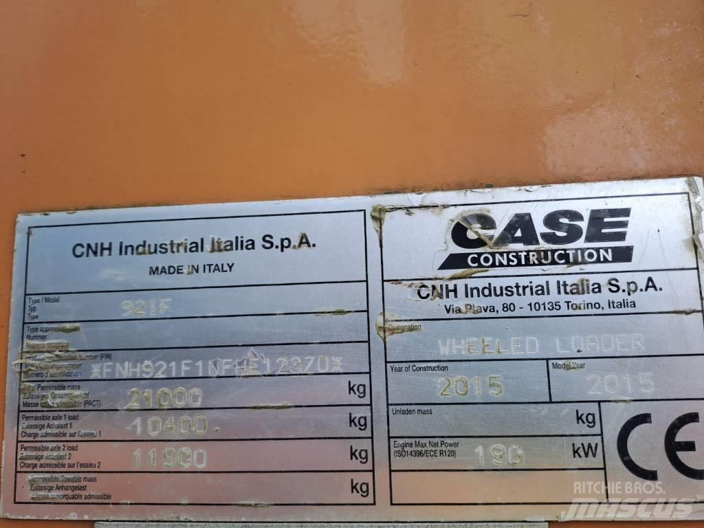 CASE 921 F  휠로우더