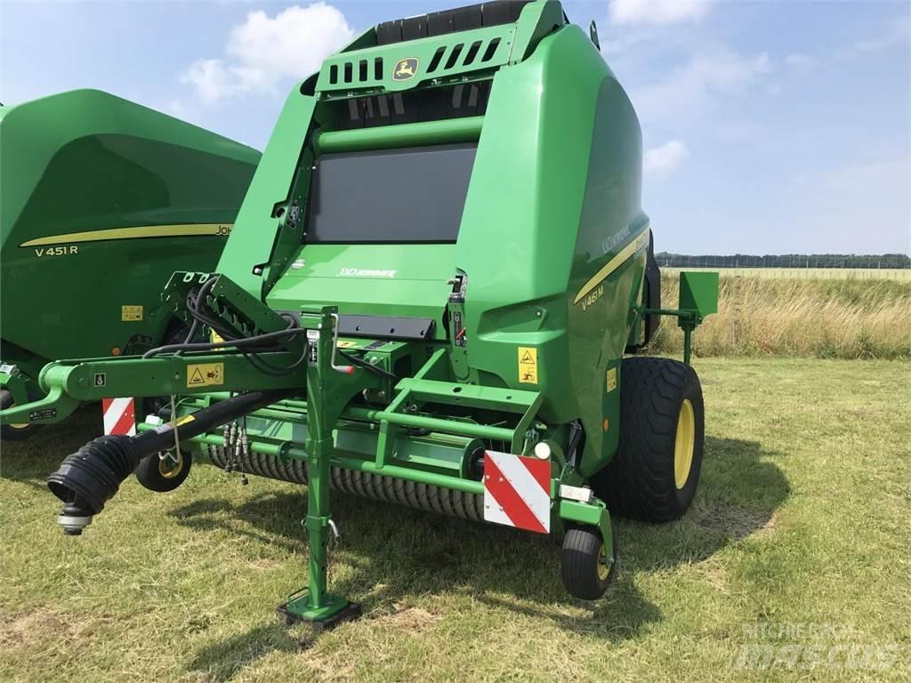 John Deere V461M 원형 곤포기