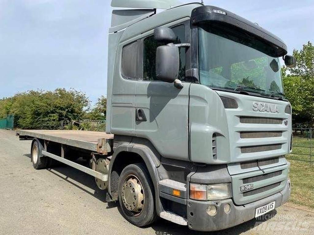 Scania R 340 플랫베드/드롭사이드 트럭