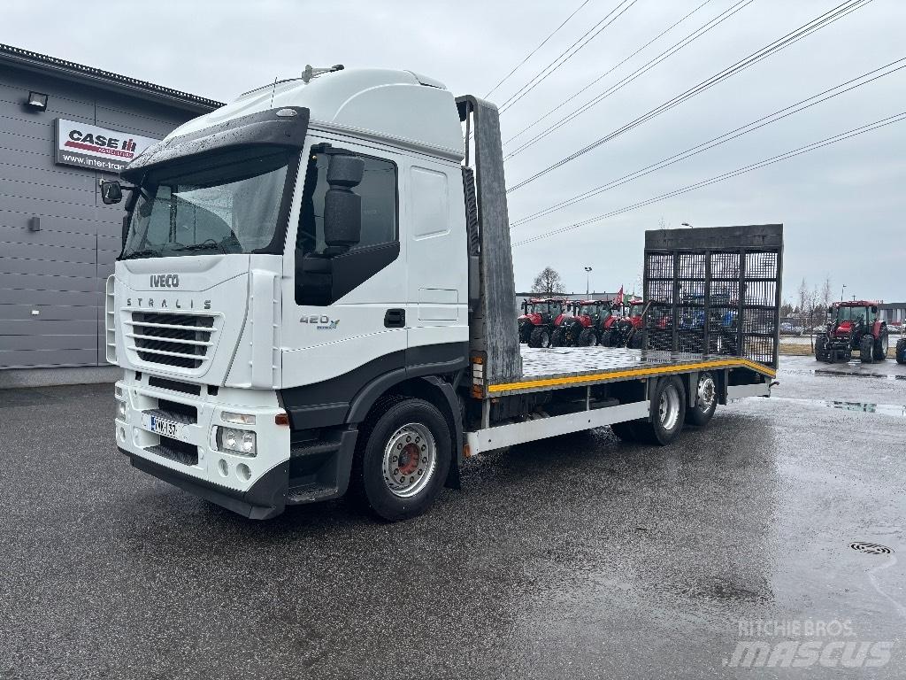 Iveco Stralis 420 플랫베드/드롭사이드 트럭