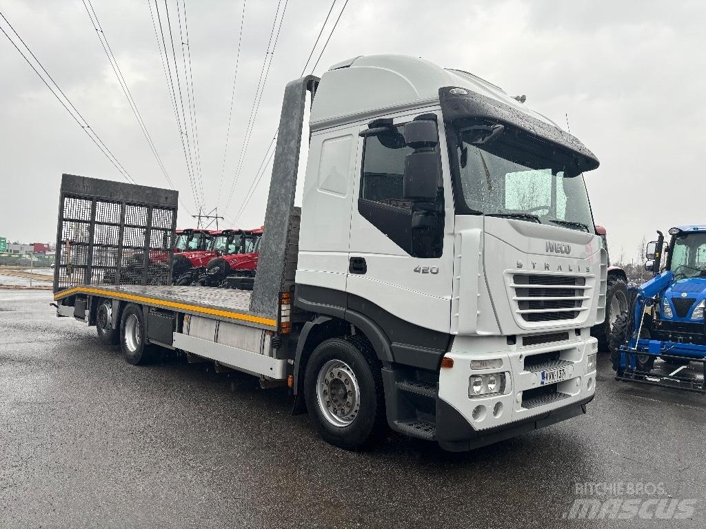 Iveco Stralis 420 플랫베드/드롭사이드 트럭