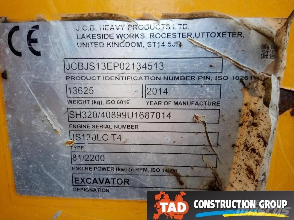 JCB JS 130 LC 대형 굴삭기 29톤 이상