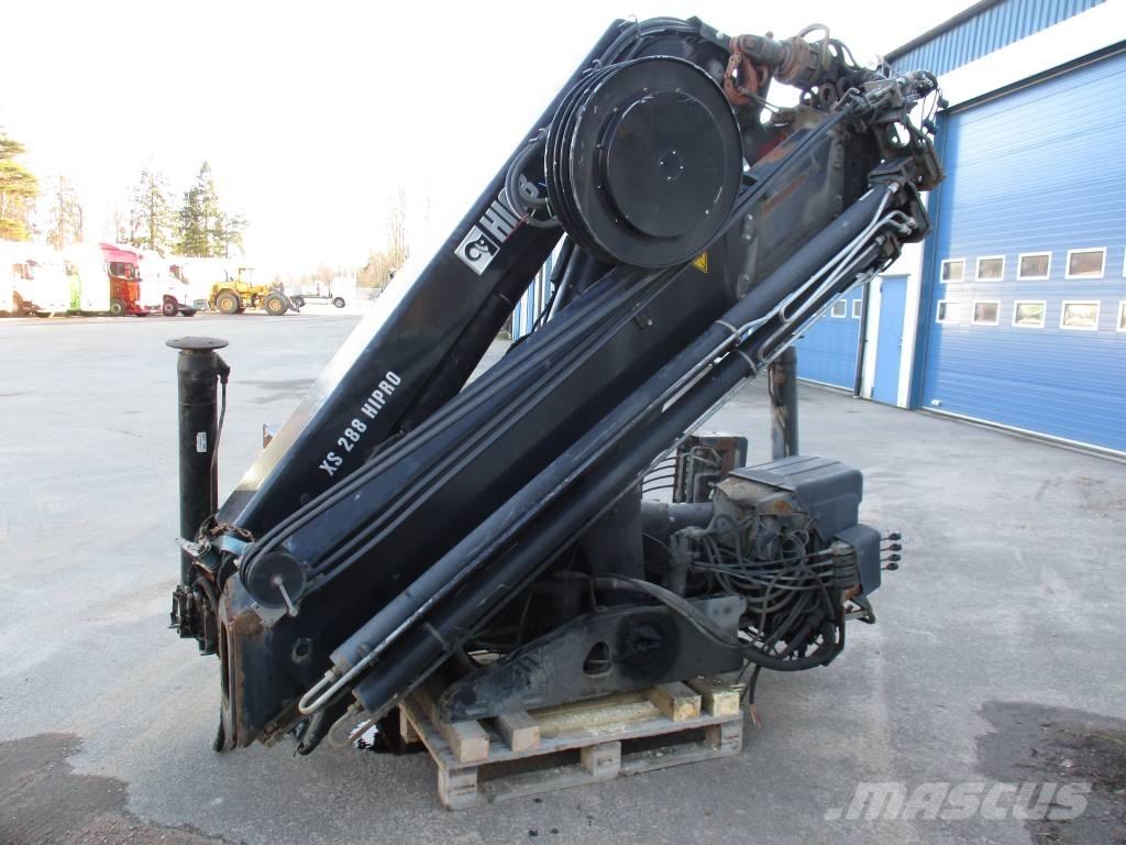 Hiab 288E p-4 Hipro 로더 크레인
