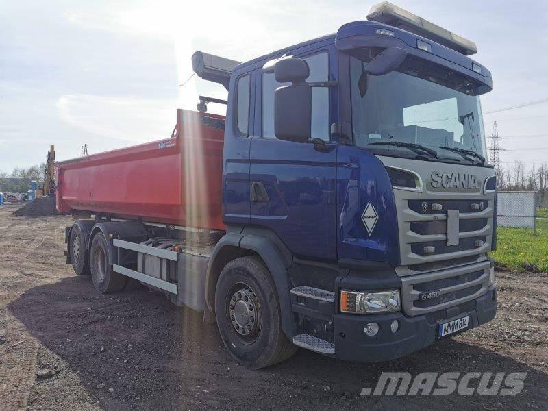 Scania G 450 훅 리프트 트럭