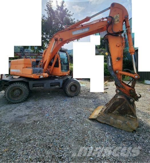 Doosan DX 140 W  휠 굴삭기