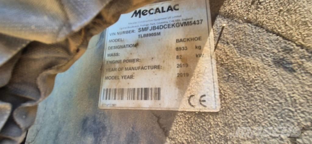Mecalac TLB 890 백호로더