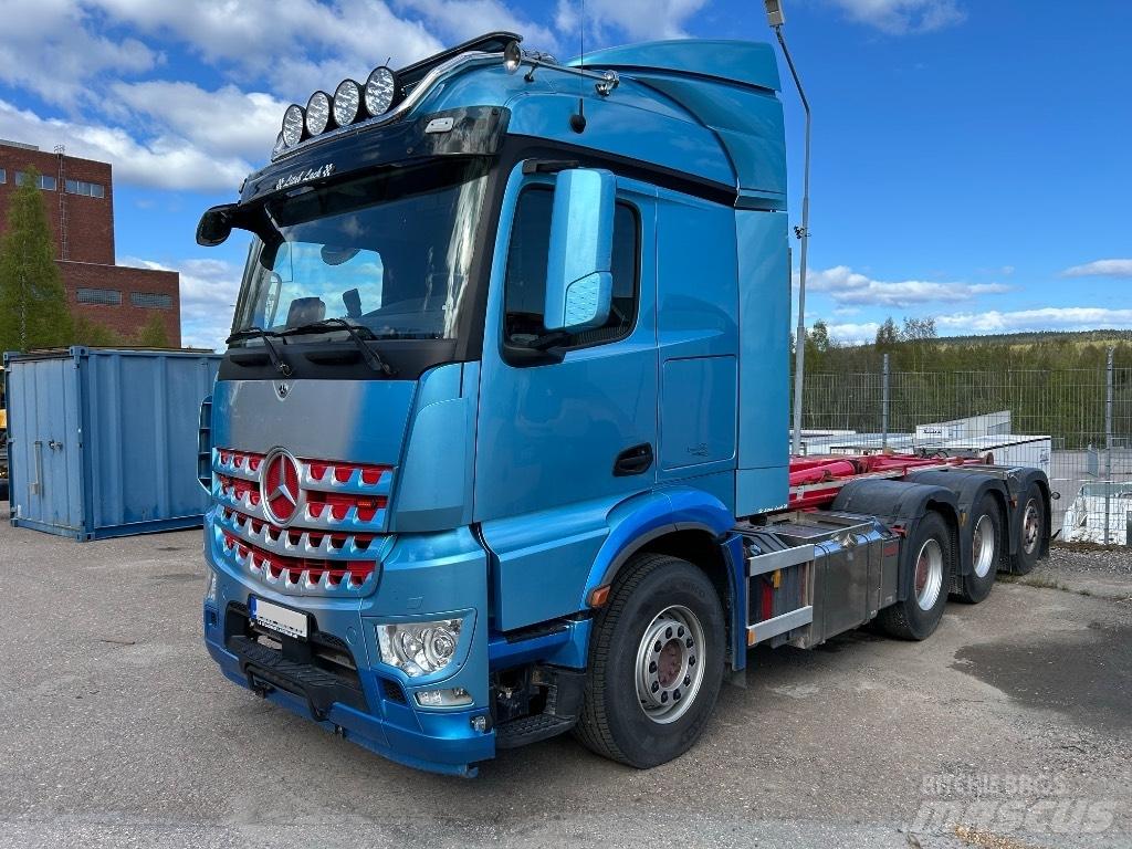 Mercedes-Benz 3253 L 훅 리프트 트럭