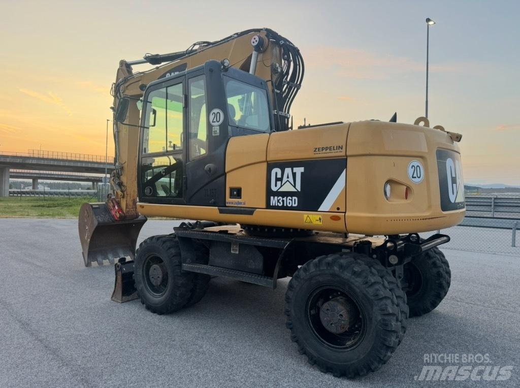 CAT M 316 D  휠 굴삭기