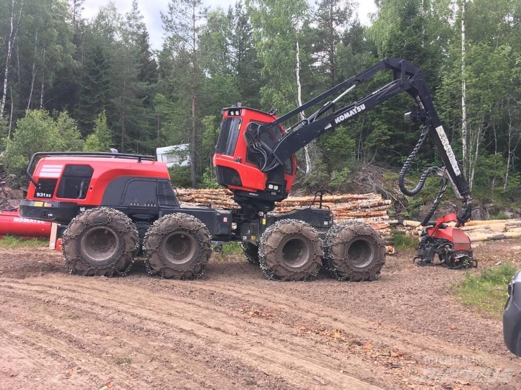 Komatsu 931 XC 원목 하베스터
