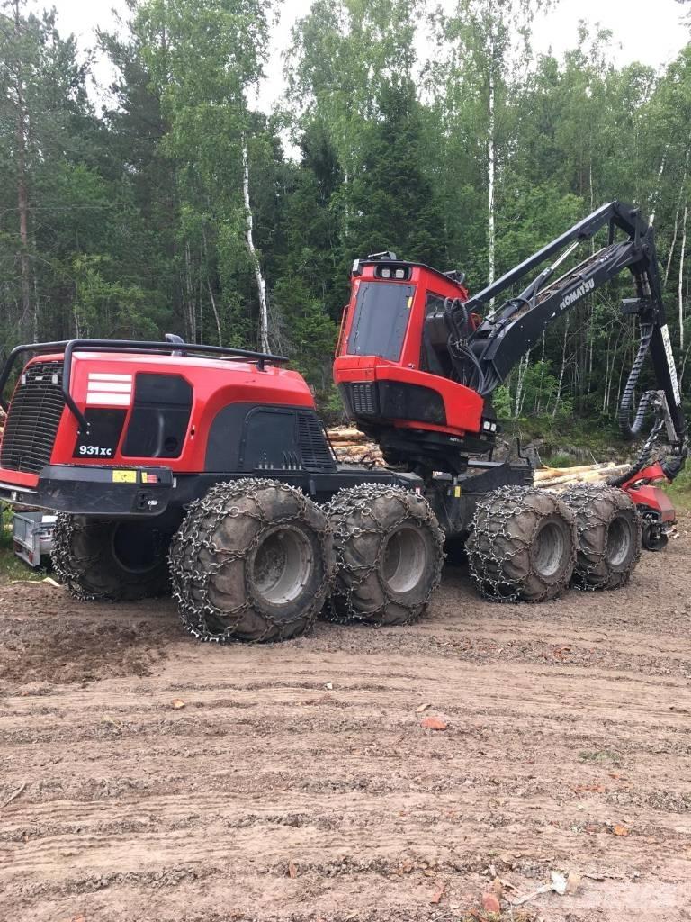 Komatsu 931 XC 원목 하베스터