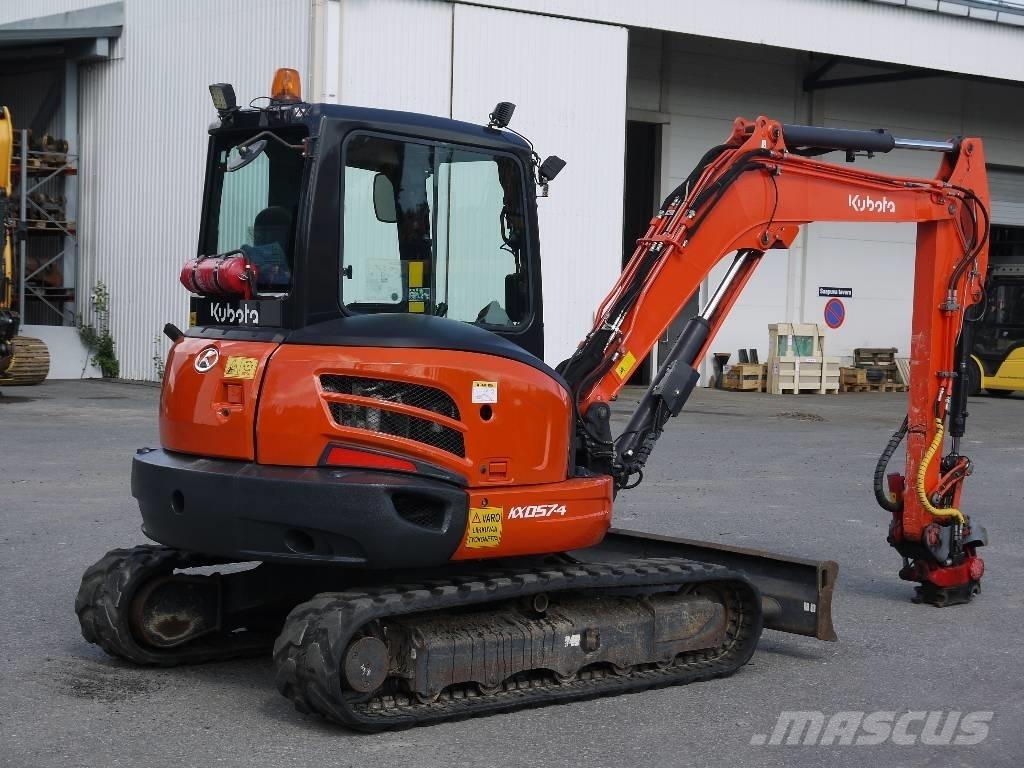 Kubota U 57-4 소형 굴삭기 7톤 미만