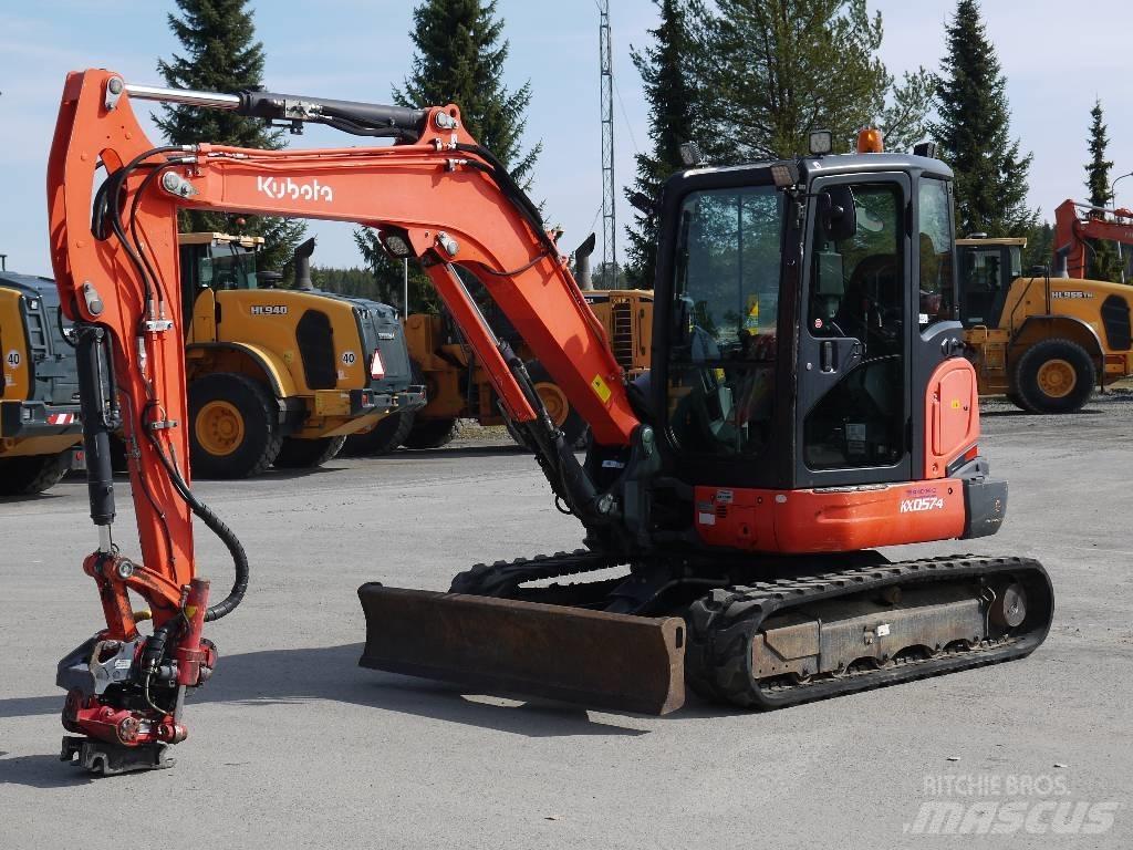 Kubota U 57-4 소형 굴삭기 7톤 미만