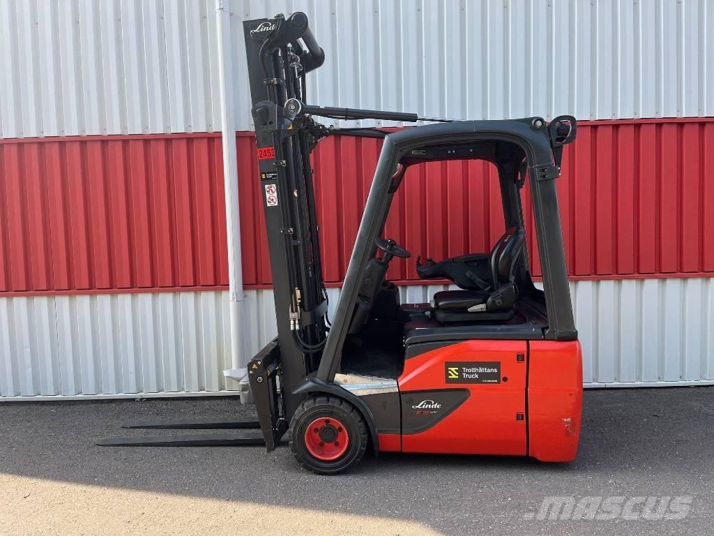 Linde E 16 C-02 전동 지게차