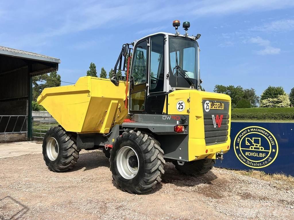 Wacker Neuson DW90 건설현장 덤프트럭