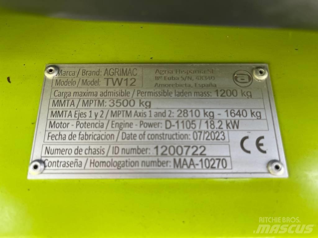 Agrimac TW 12 디젤 지게차