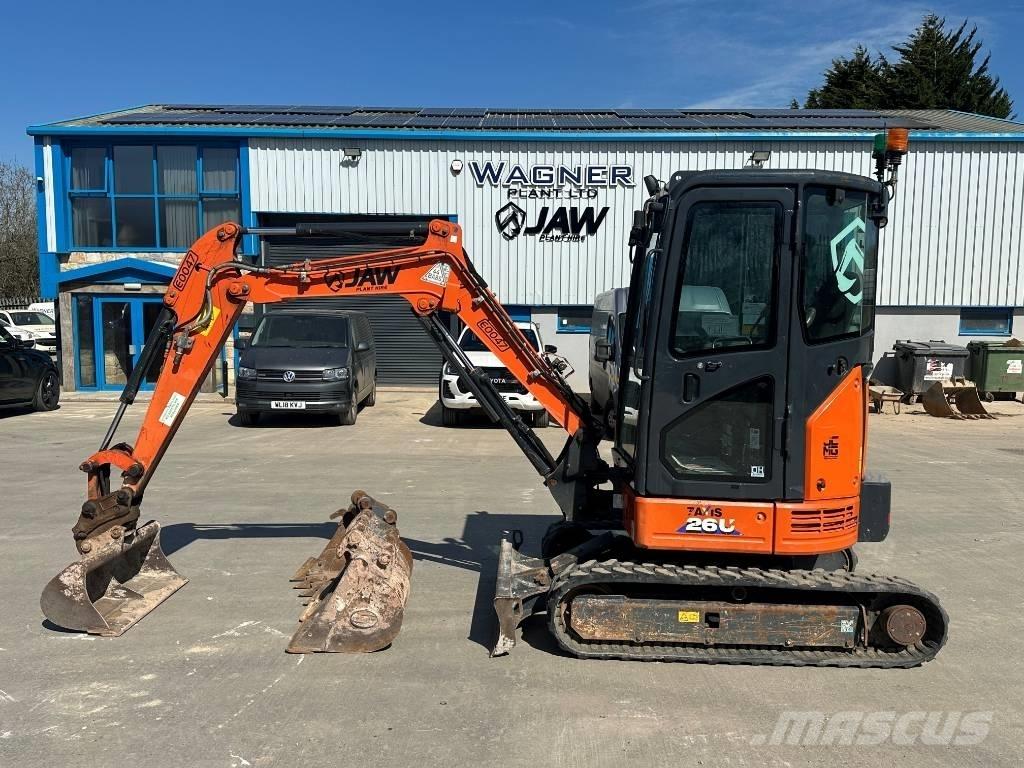 Hitachi ZX 26 U-6 소형 굴삭기 7톤 미만