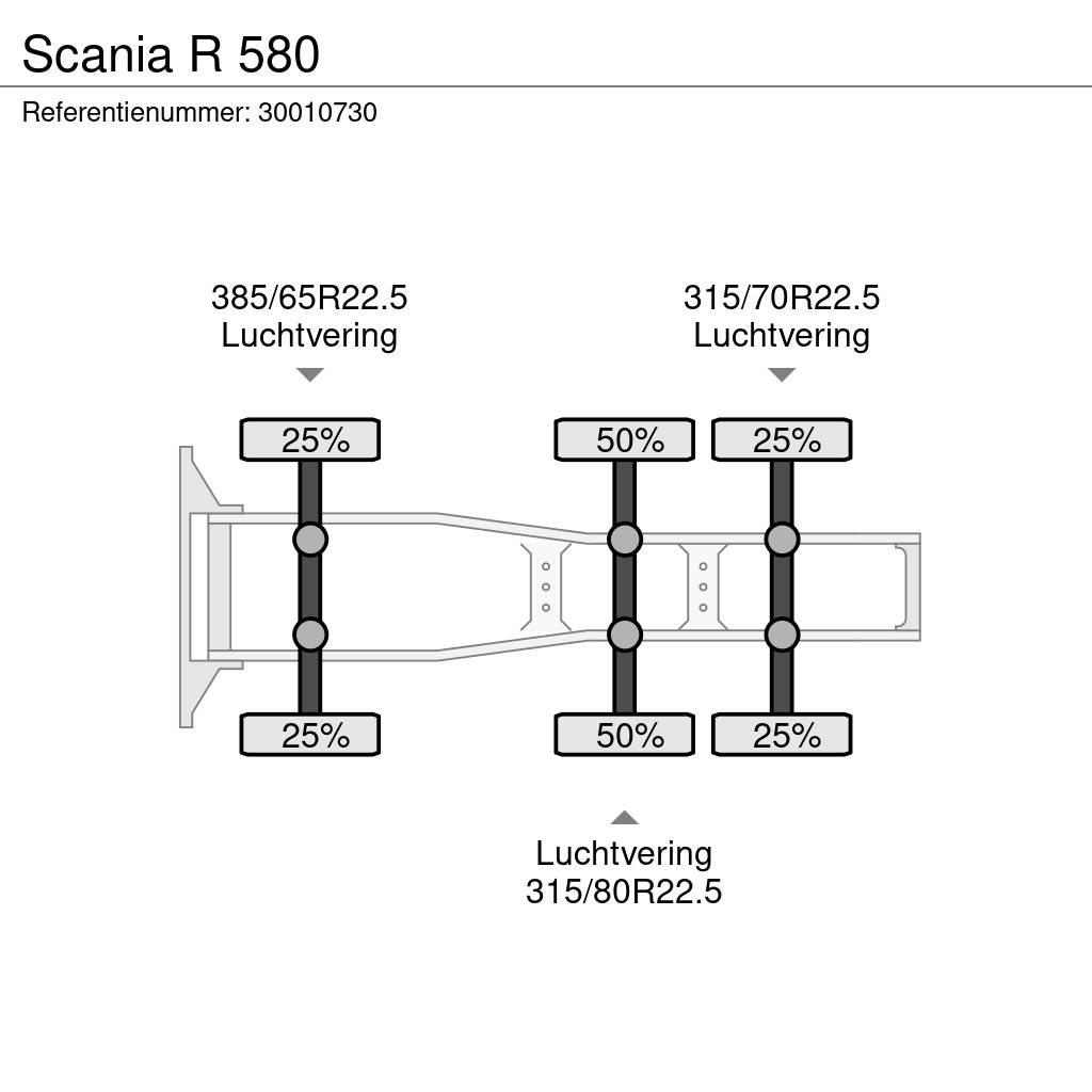 Scania R 580 트랙터 유닛