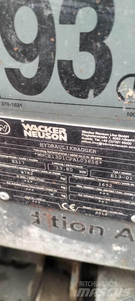 Wacker Neuson EZ 17 소형 굴삭기 7톤 미만