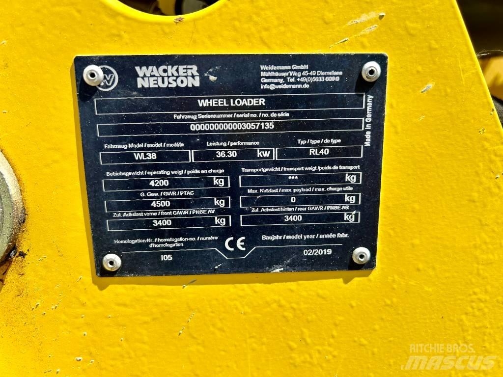 Wacker WL 38  휠로우더