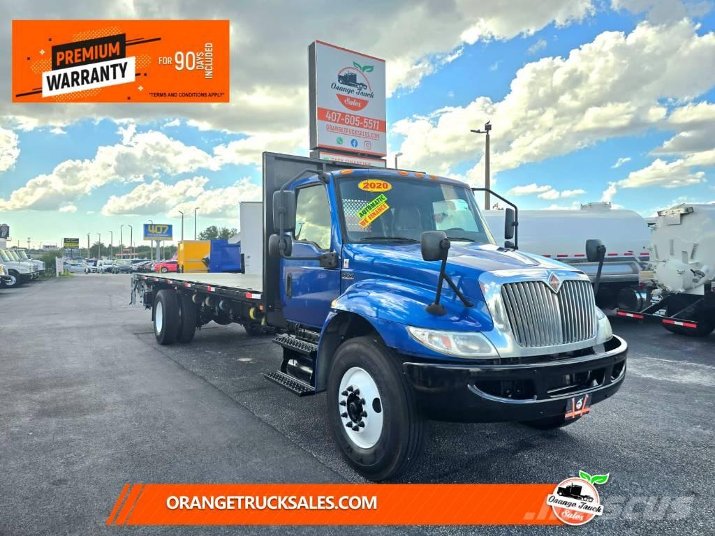 International MV607 플랫베드/드롭사이드 트럭