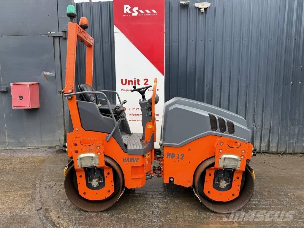 Hamm HD 12 3t Roller 트윈 드럼 롤러
