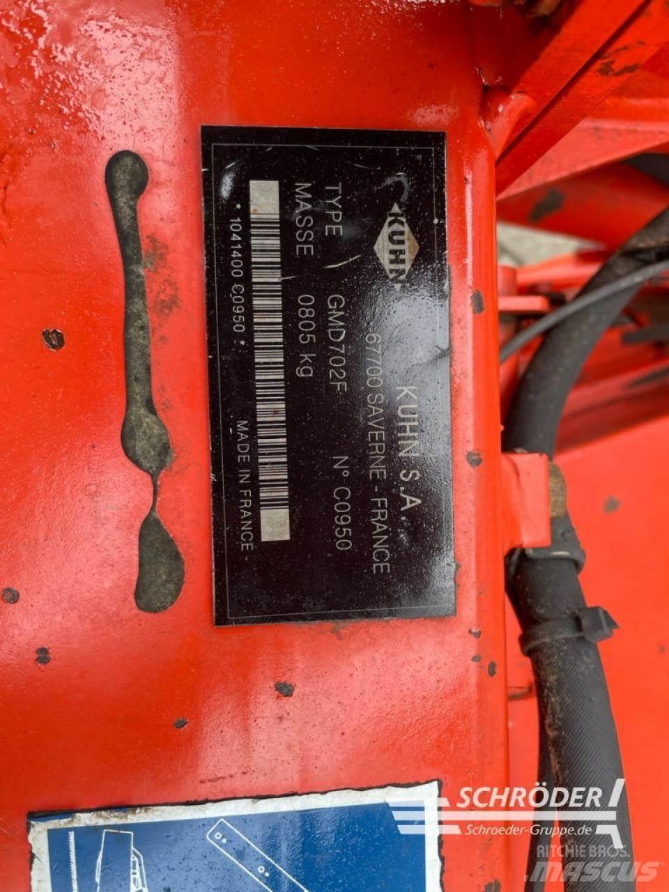Kuhn GMD 702 F 제초기