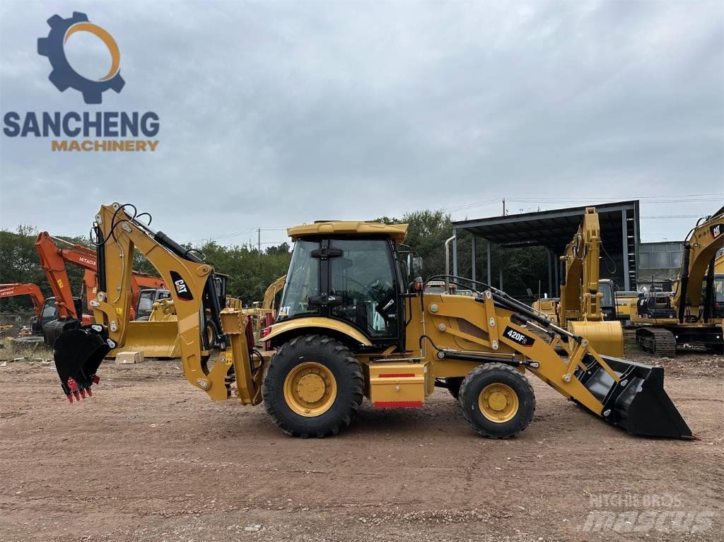 CAT 420 F2 백호로더