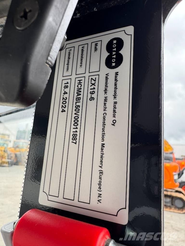 Hitachi ZX 19-6 CR 소형 굴삭기 7톤 미만