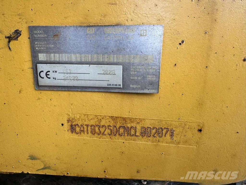 CAT 325 DL 대형 굴삭기 29톤 이상