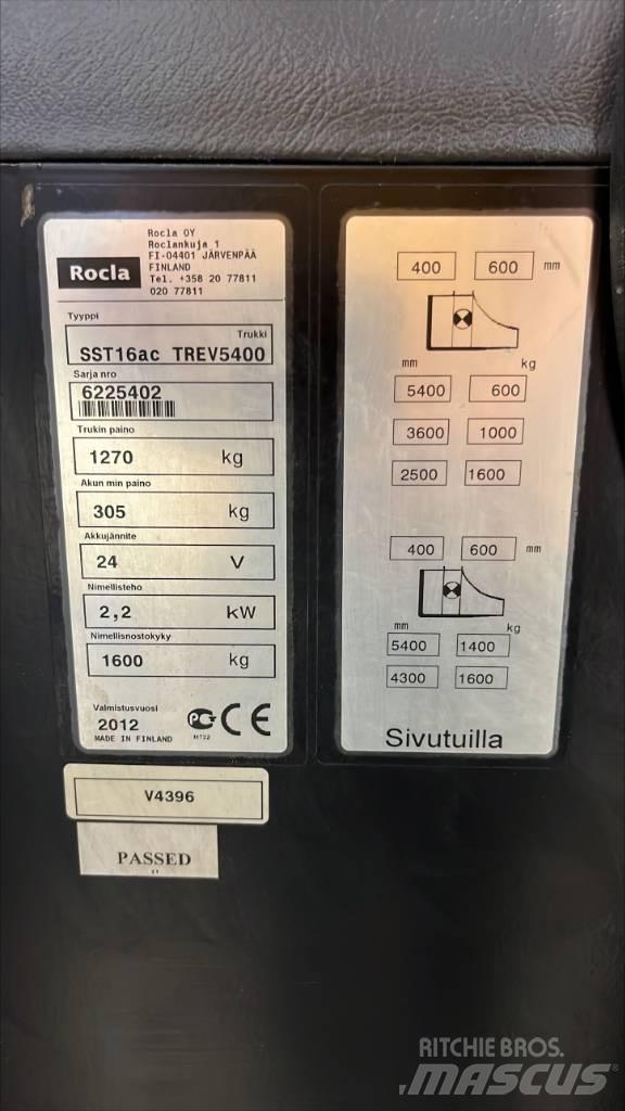Rocla SST 16 AC 보행식 리치 지게차
